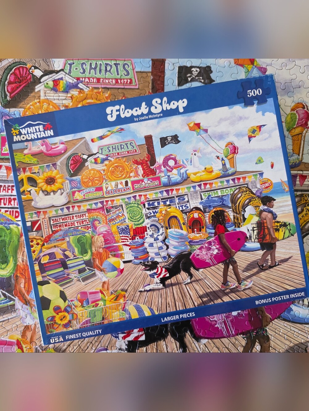 White Mountain Float Shop Jigsaw Puzzle